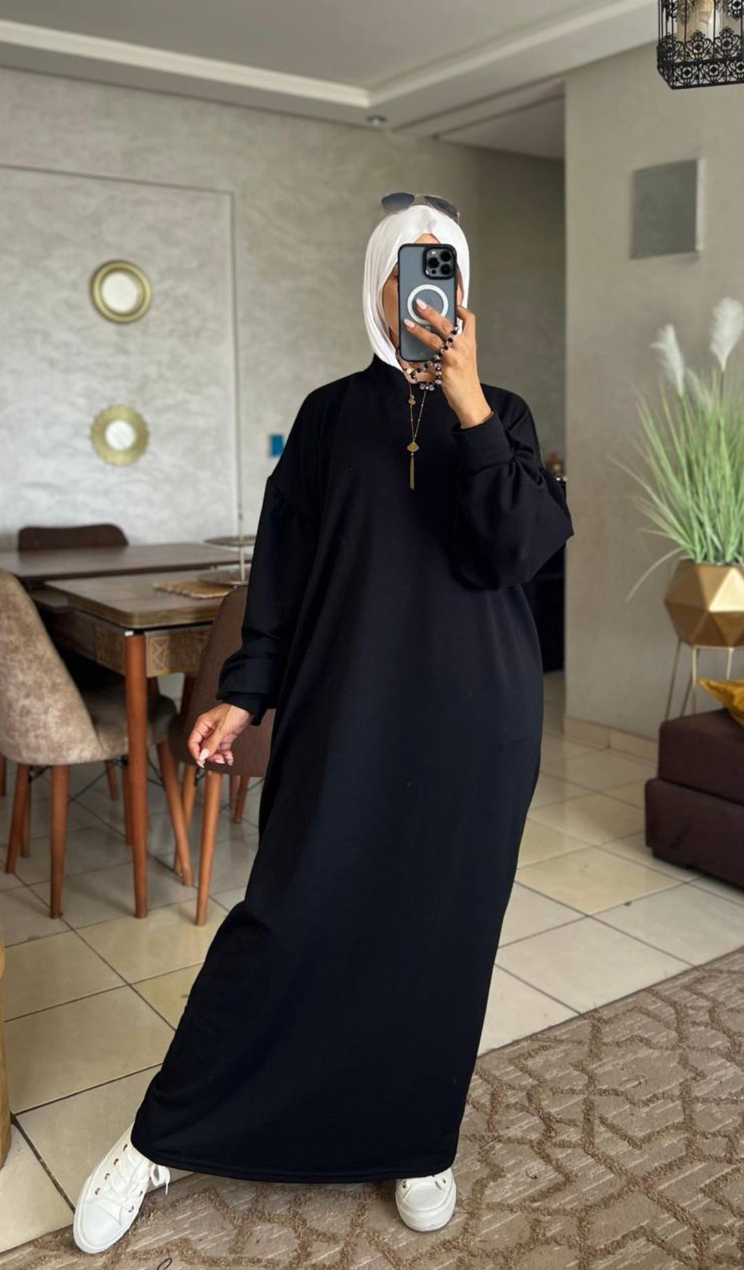 👑 فخامة الدفء والأناقة المحتشمة: عباية "سويت شيرت" الموسم الجديد! 👑