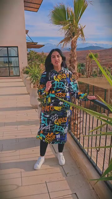 هودي طويييل بالألوان! لبسة ديال الشان اللي متلقايهاش عند كلشي 0